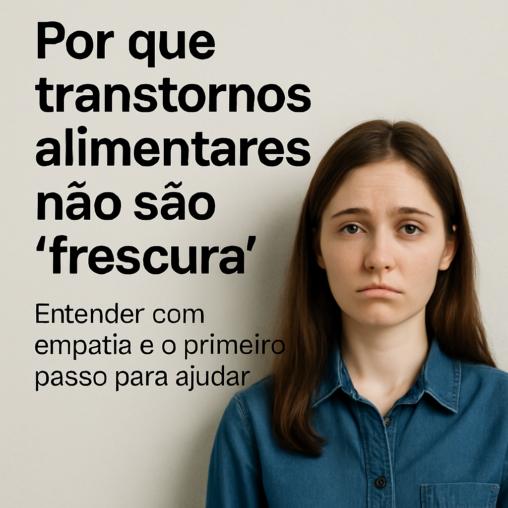Transtornos Alimentares Não São Frescura: Desvendando Mitos e Buscando Ajuda