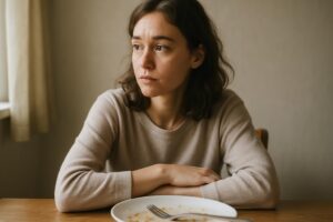 ansiedade após comer